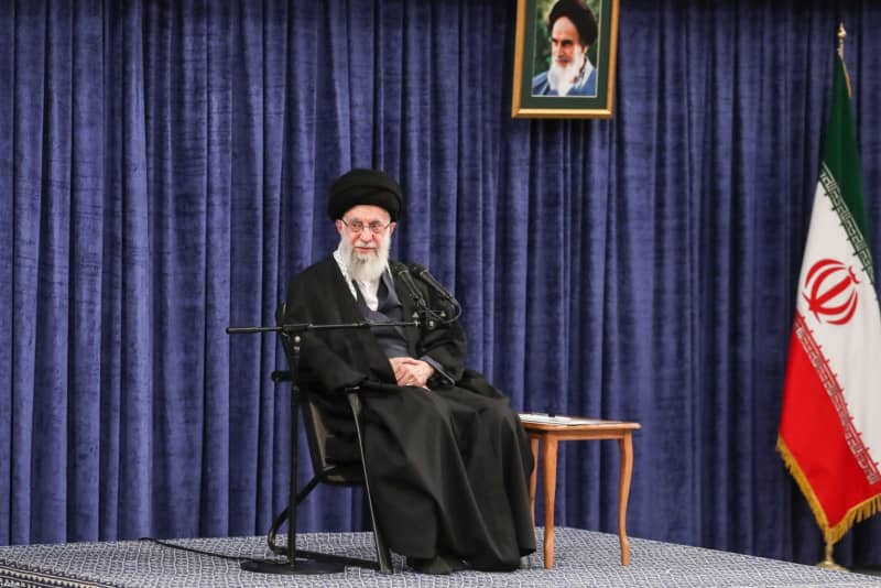 Iran’s supreme leader praises armed forces after attacks on Israel