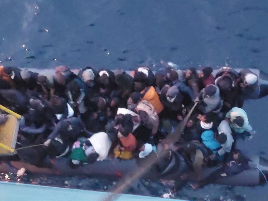Norfolk-based ship rescues migrants off Moroccan coast